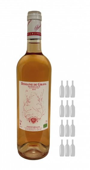 Domaine de Grava Bordeaux Rosé (12 bouteilles)