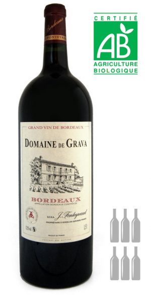 Magnum - Domaine de Grava Bordeaux Rouge (6 bouteilles)