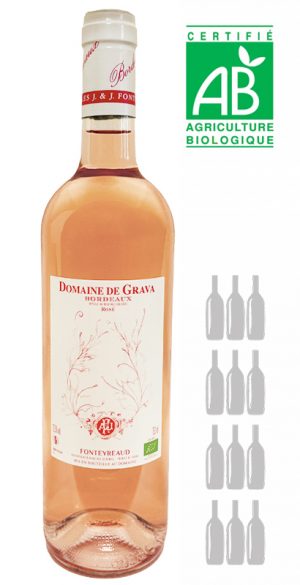 Domaine de Grava Bordeaux Rosé (12 bouteilles)
