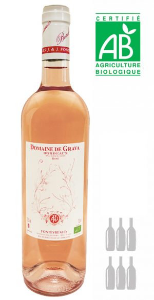 Domaine de Grava Bordeaux Rosé (6 bouteilles)